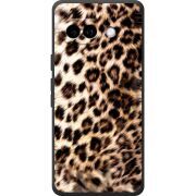 Чорний чохол BoxFace Google Pixel 10A Леопардовий