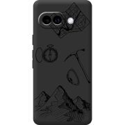 Чорний чохол BoxFace Google Pixel 10A Mountains