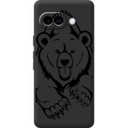 Чорний чохол BoxFace Google Pixel 10A Grizzly Bear