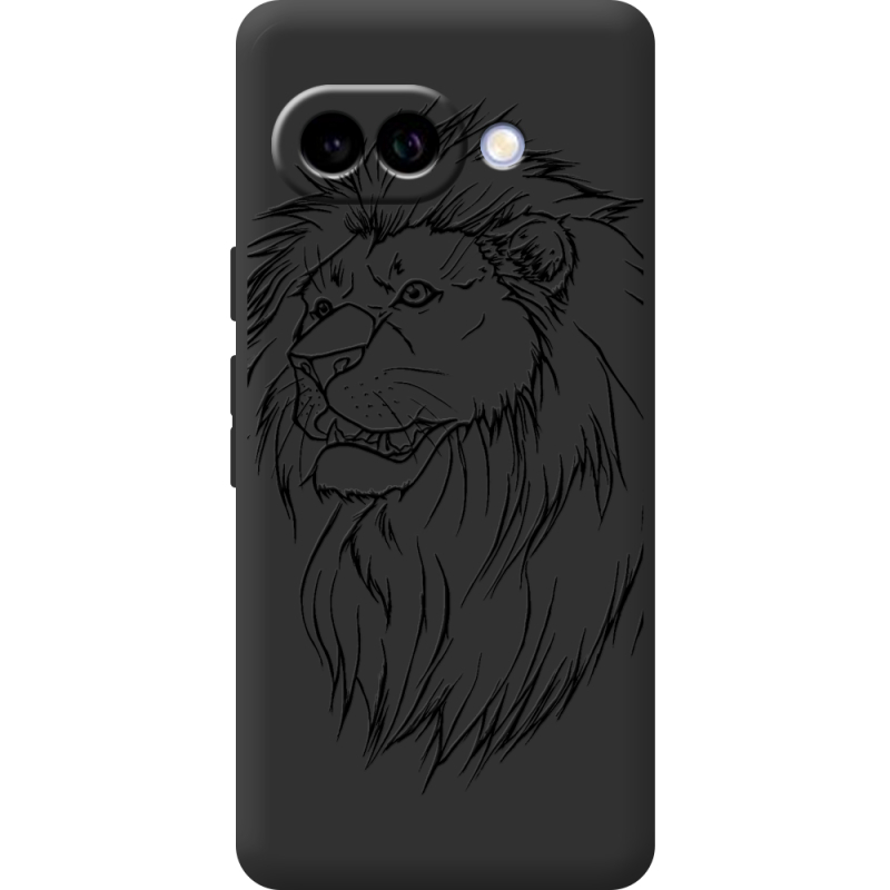 Чорний чохол BoxFace Google Pixel 10A Lion