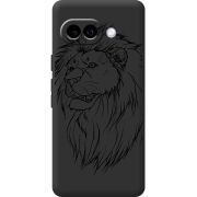 Чорний чохол BoxFace Google Pixel 10A Lion