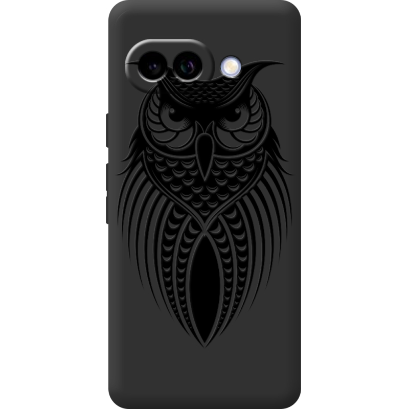 Чорний чохол BoxFace Google Pixel 10A Owl