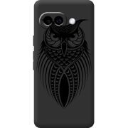 Чорний чохол BoxFace Google Pixel 10A Owl