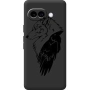 Чорний чохол BoxFace Google Pixel 10A Wolf and Raven