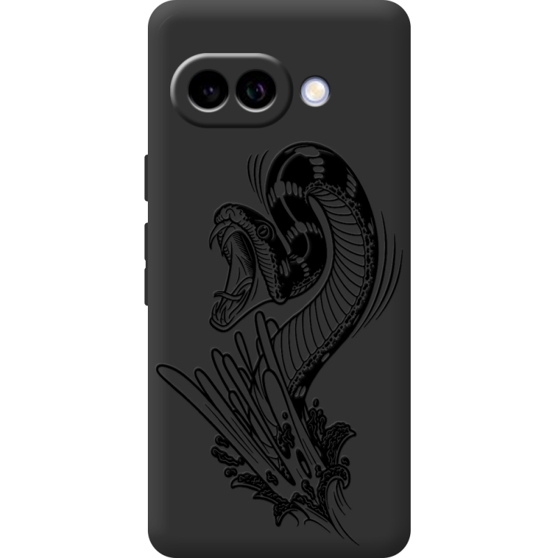 Чорний чохол BoxFace Google Pixel 10A Snake
