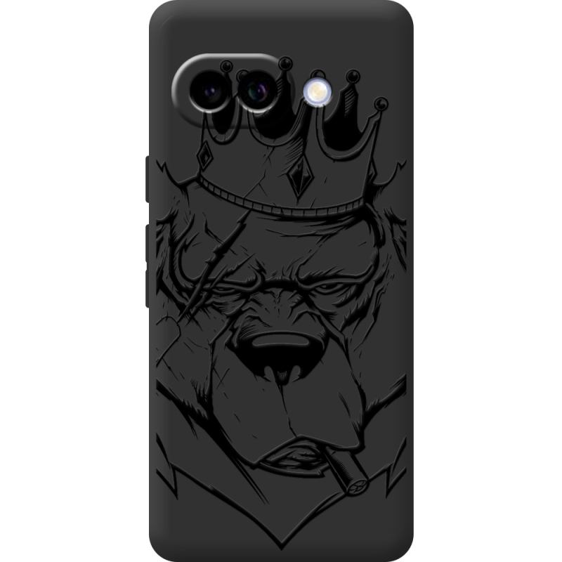 Чорний чохол BoxFace Google Pixel 10A Bear King