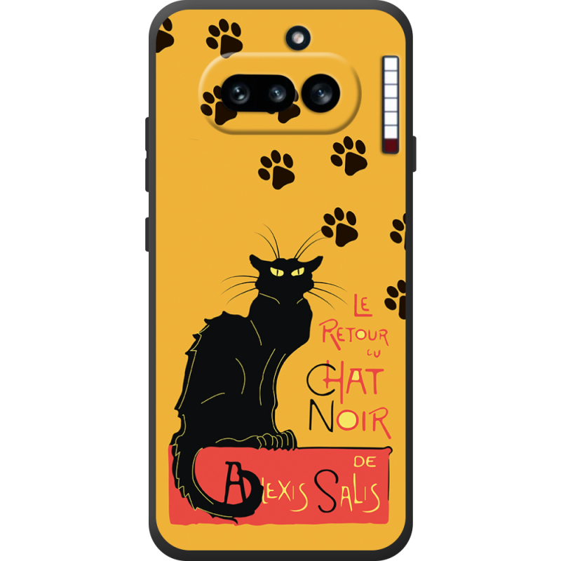 Чохол BoxFace Nothing Phone (4a) Noir Cat