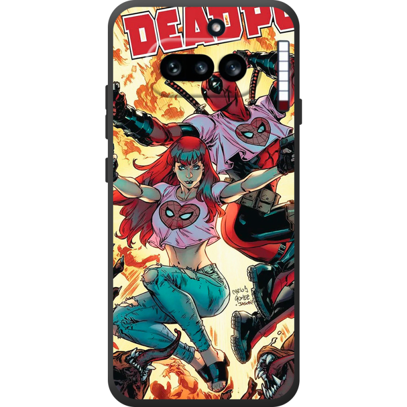 Чохол BoxFace Nothing Phone (4a) Deadpool and Mary Jane