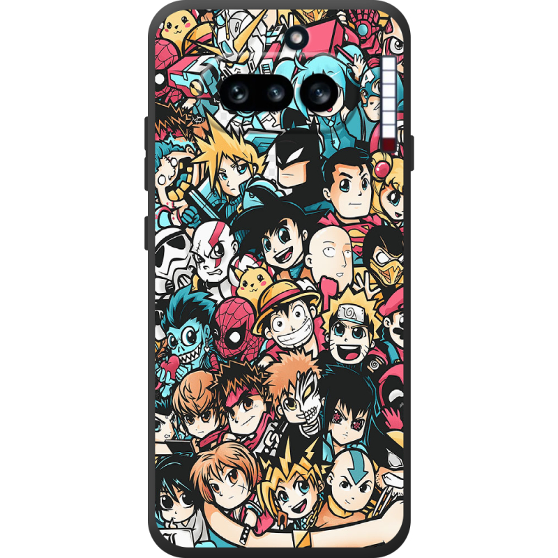 Чохол BoxFace Nothing Phone (4a) Anime Stickers