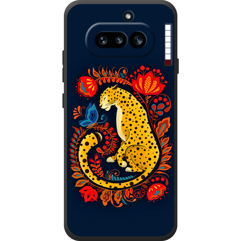 Чохол BoxFace Nothing Phone (4a) Petrykivka Leopard