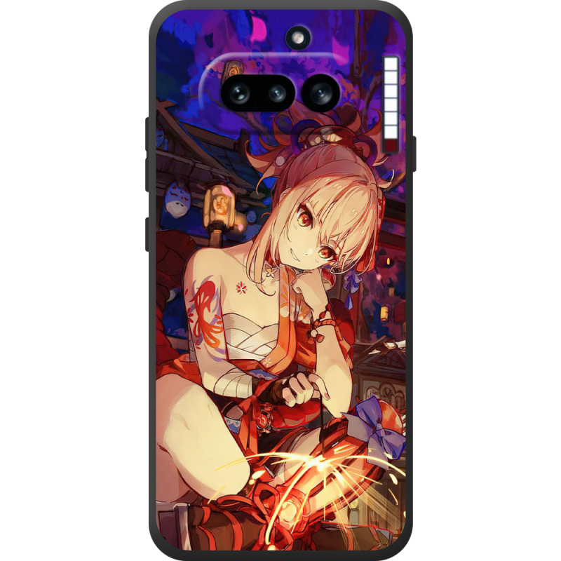 Чохол BoxFace Nothing Phone (4a) Genshin Ёимия с огоньком