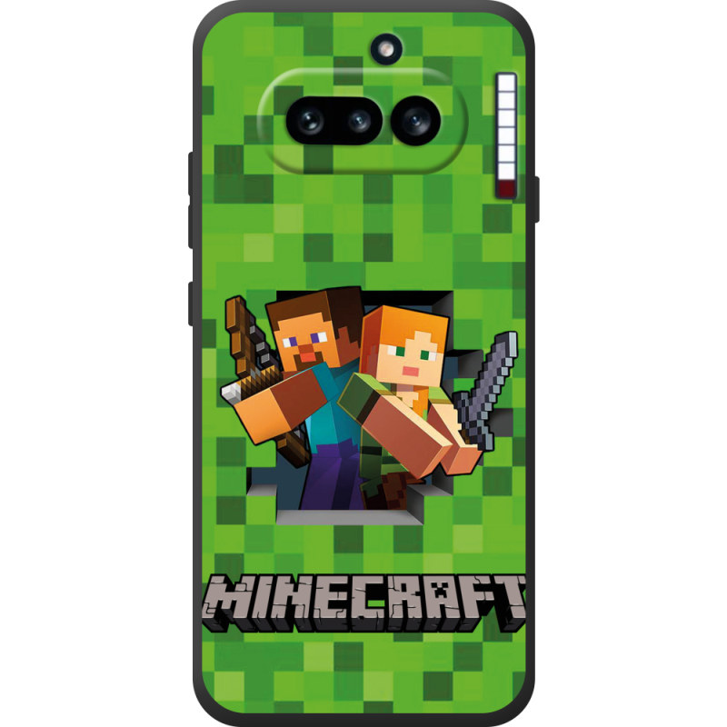 Чохол BoxFace Nothing Phone (4a) Майнкрафт Стів і Алекс