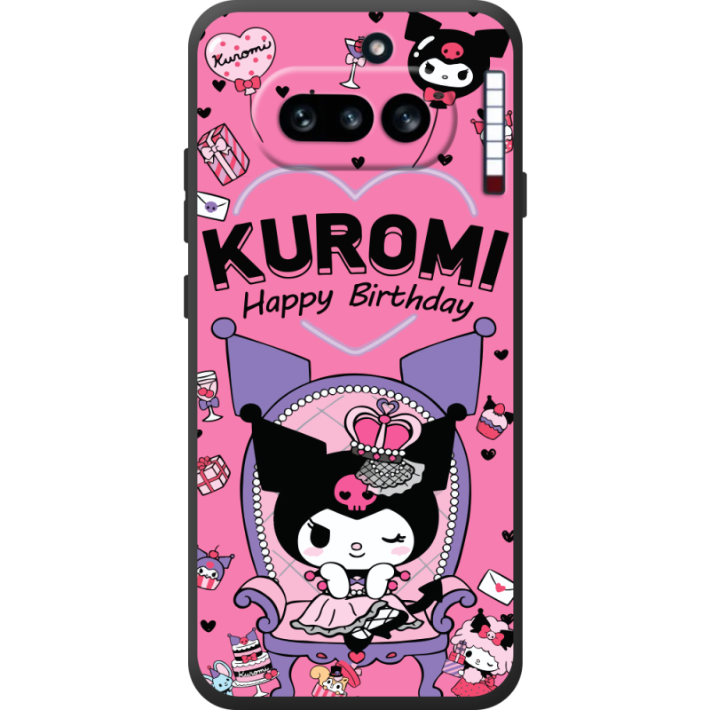 Чохол BoxFace Nothing Phone (4a) День народження Kuromi