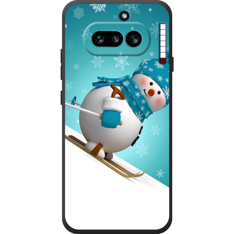 Чохол BoxFace Nothing Phone (4a) Skier Snowman