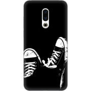 Чехол Uprint Meizu 16 Plus Black Sneakers