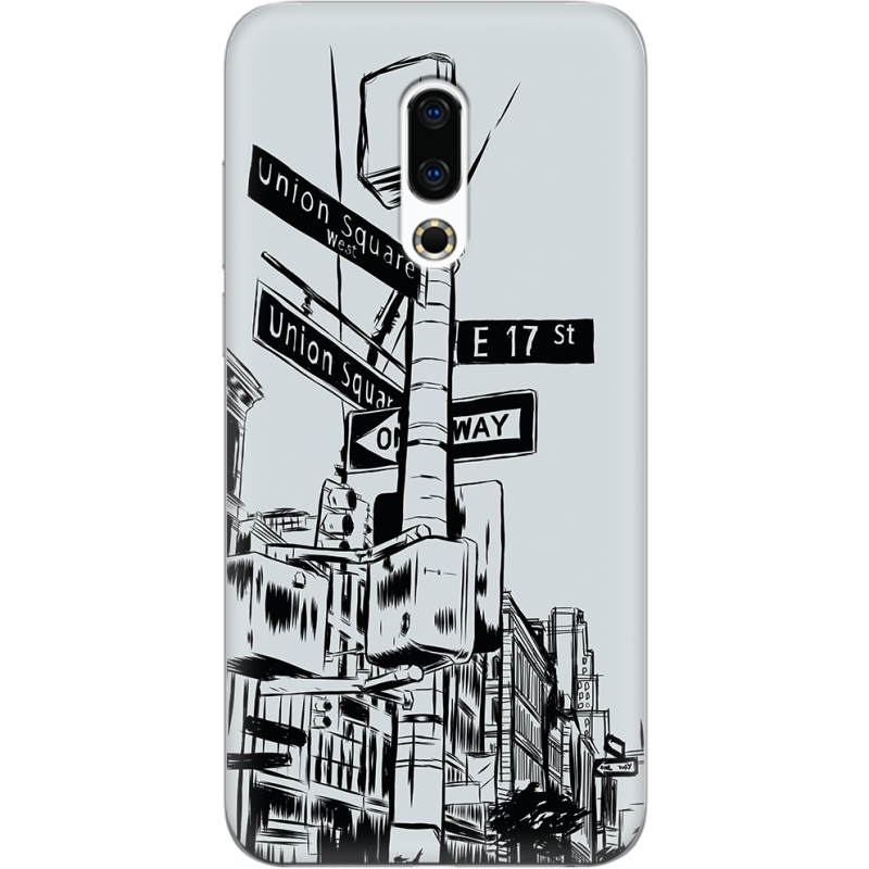 Чехол Uprint Meizu 16 Plus 17 Street