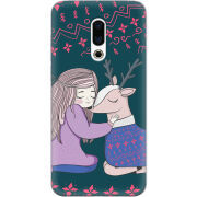 Чехол Uprint Meizu 16 Plus Girl and deer
