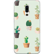 Чехол Uprint Meizu 16 Plus L-green Cacti