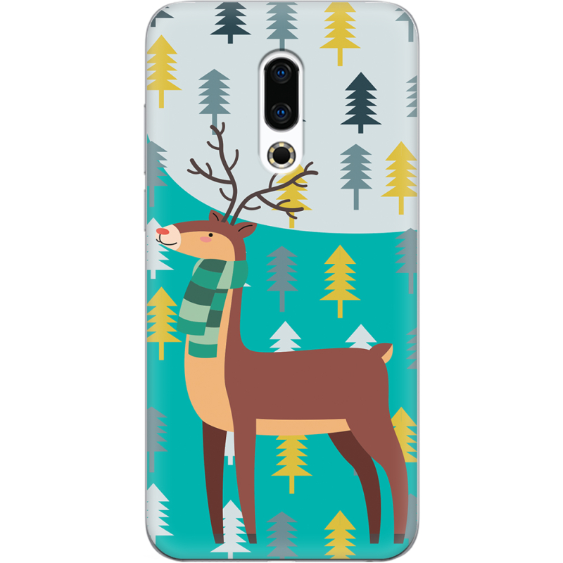 Чехол Uprint Meizu 16 Plus Foresty Deer