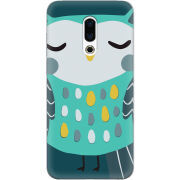 Чехол Uprint Meizu 16 Plus Green Owl
