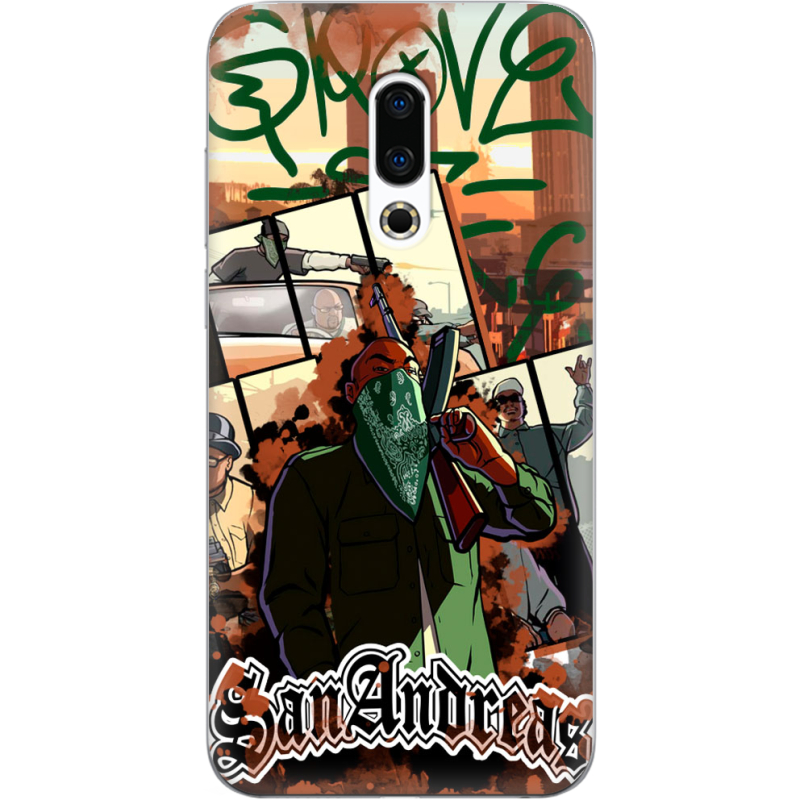 Чехол Uprint Meizu 16 Plus GTA San Andreas