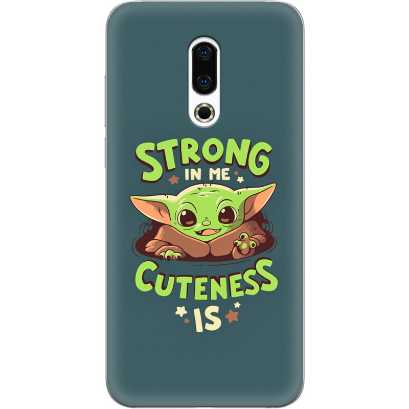 Чехол Uprint Meizu 16 Plus Strong in me Cuteness is
