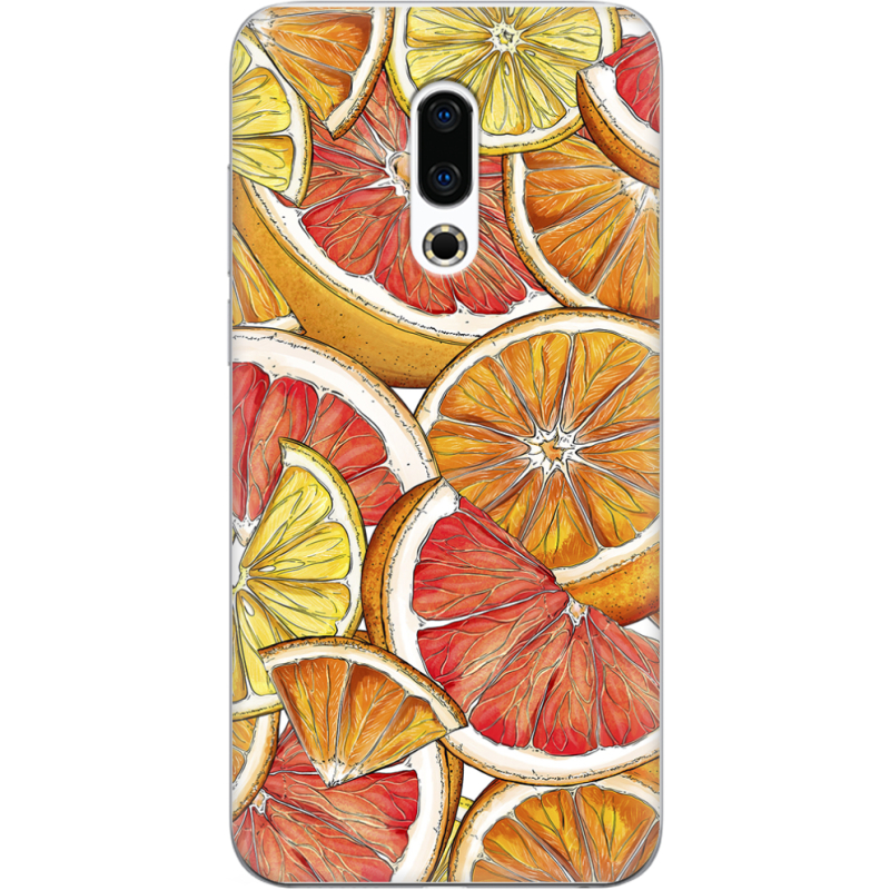 Чехол Uprint Meizu 16 Plus Citrus Pattern