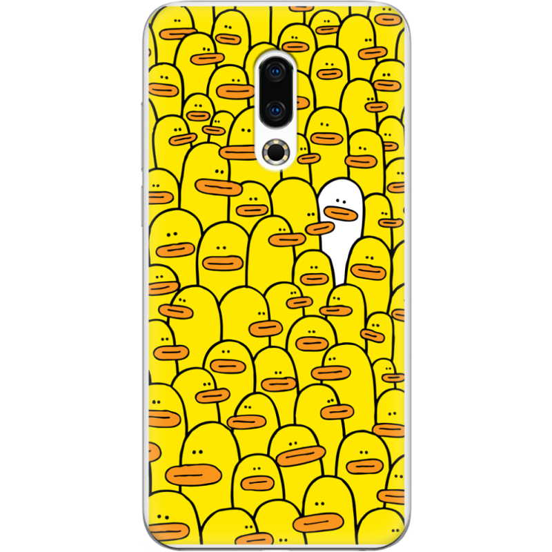Чехол Uprint Meizu 16 Plus Yellow Ducklings