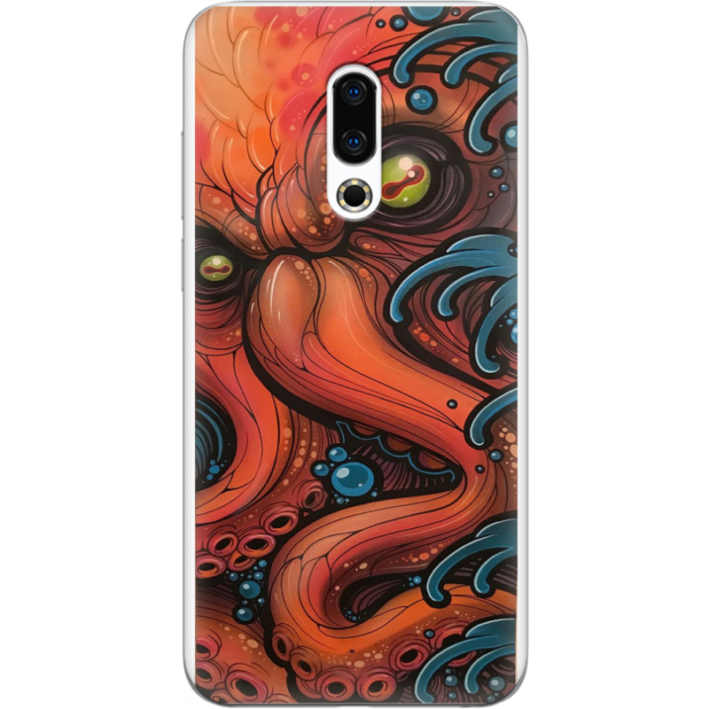Чехол Uprint Meizu 16 Plus Octopus