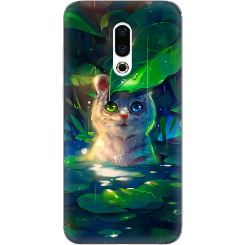 Чехол Uprint Meizu 16 Plus White Tiger Cub
