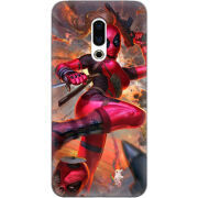 Чехол Uprint Meizu 16 Plus Woman Deadpool