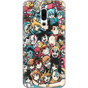 Чехол Uprint Meizu 16 Plus Anime Stickers