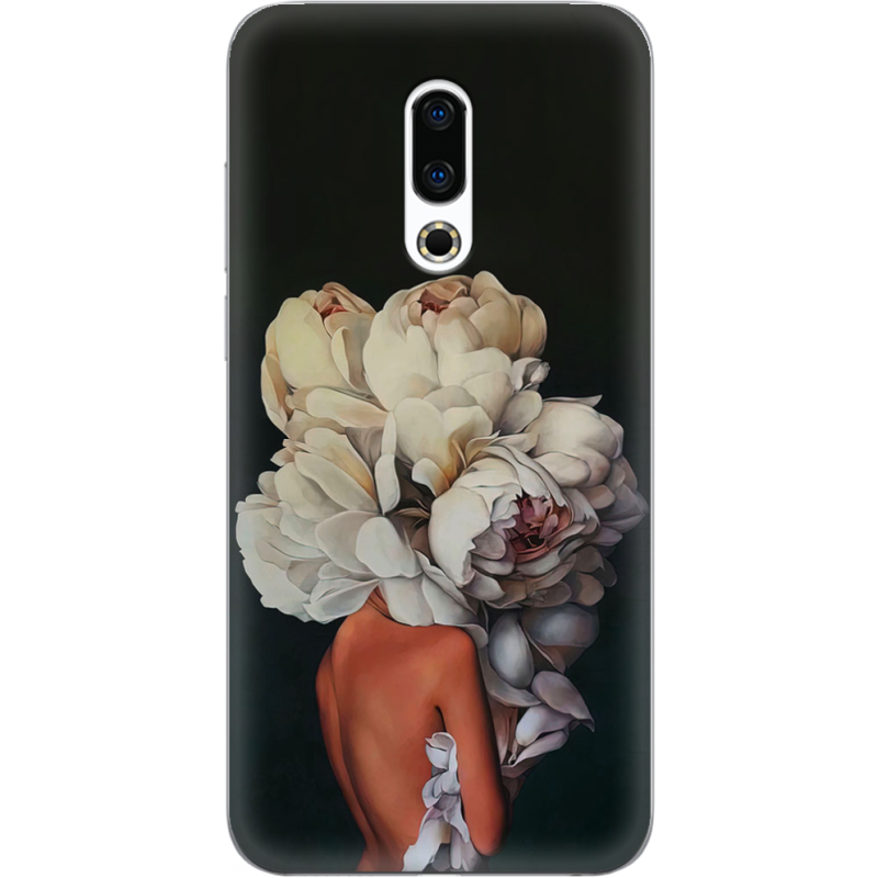 Чехол Uprint Meizu 16 Plus Exquisite White Flowers