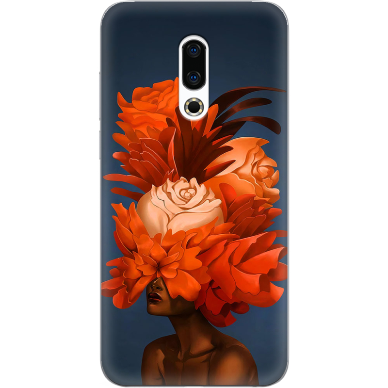 Чехол Uprint Meizu 16 Plus Exquisite Orange Flowers
