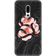 Чехол Uprint Meizu 16 Plus Snake Rose