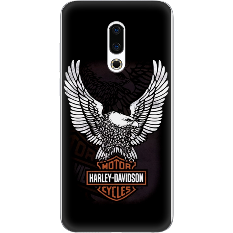 Чехол Uprint Meizu 16 Plus Harley Davidson and eagle