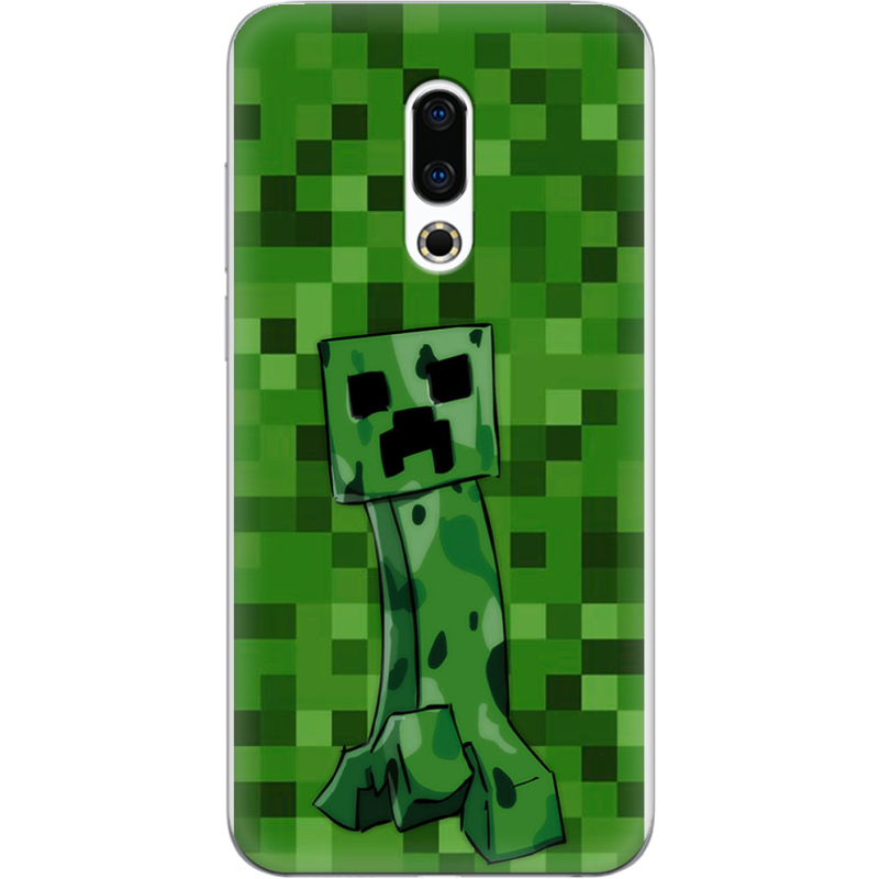 Чехол Uprint Meizu 16 Plus Minecraft Creeper