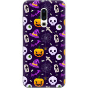 Чехол Uprint Meizu 16 Plus Halloween Purple Mood