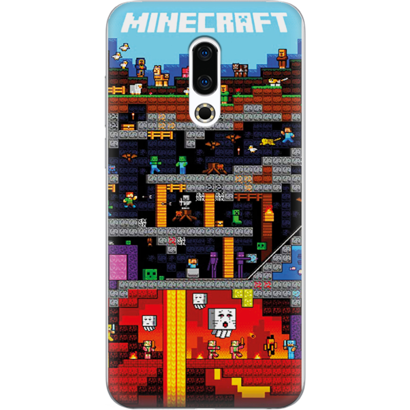 Чехол Uprint Meizu 16 Plus Minecraft Lode Runner