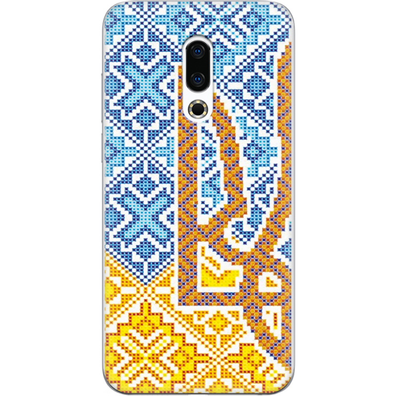 Чехол Uprint Meizu 16 Plus Тризуб Вишивка