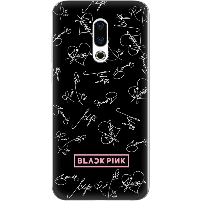 Чехол Uprint Meizu 16 Plus Blackpink автограф