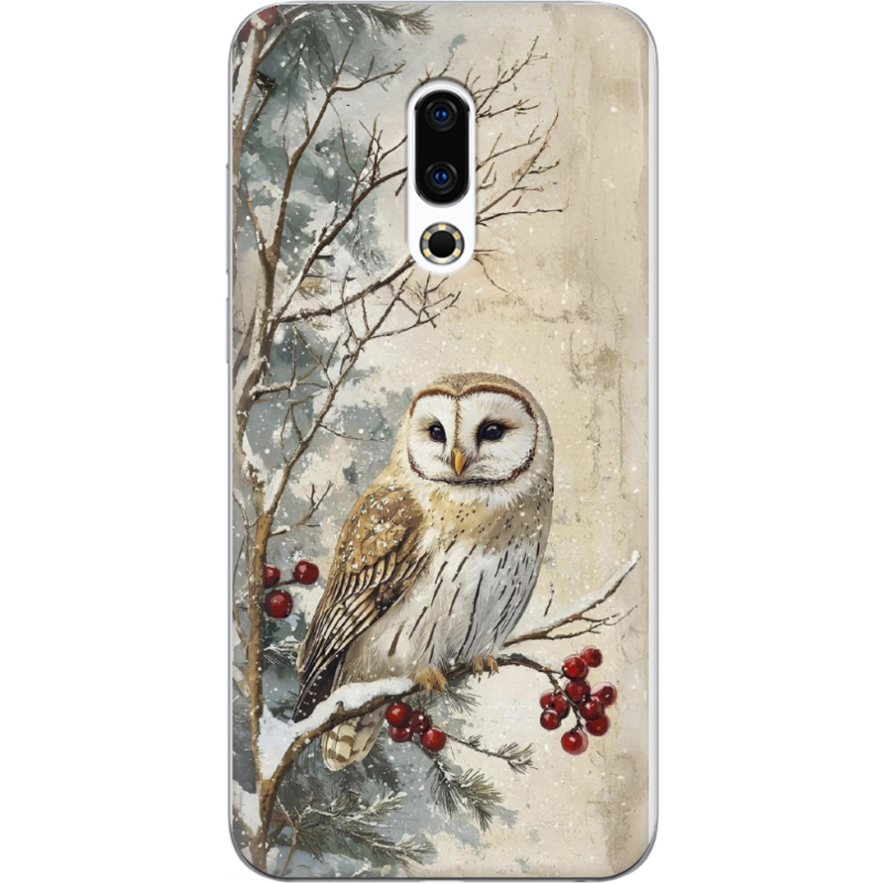 Чехол Uprint Meizu 16 Plus Christmas Owl