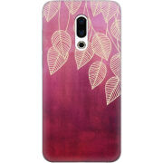 Чехол Uprint Meizu 16 Plus Gold Leaves