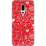 Чехол Uprint Meizu 16 Plus Happy Valentines