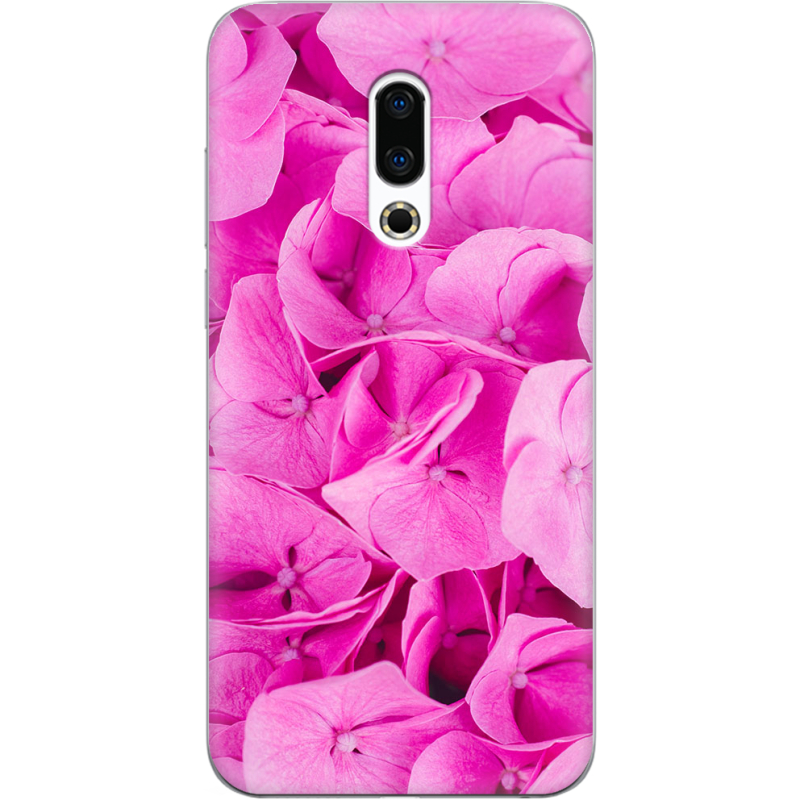 Чехол Uprint Meizu 16 Plus Pink Flowers