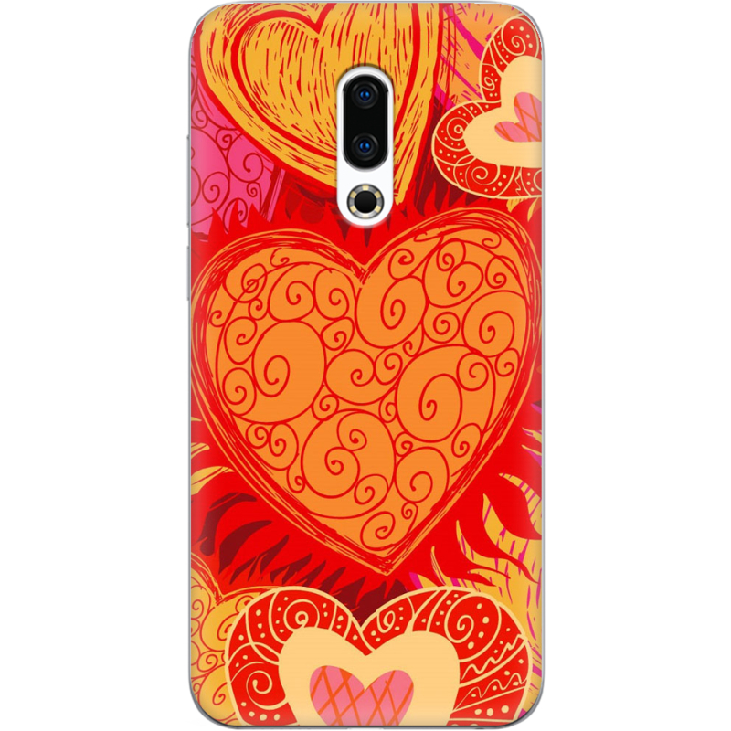 Чехол Uprint Meizu 16 Plus Warm Hearts