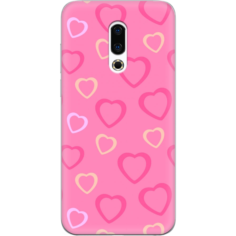 Чехол Uprint Meizu 16 Plus Sugar Hearts