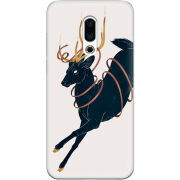Чехол Uprint Meizu 16 Plus Black Deer