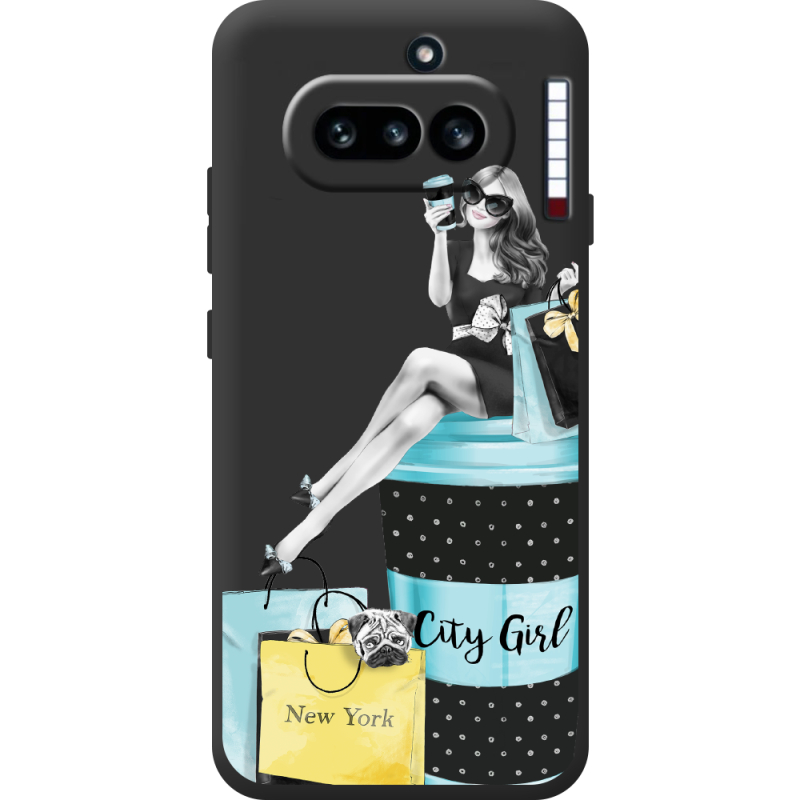 Прозорий чохол BoxFace Nothing Phone (4a) City Girl