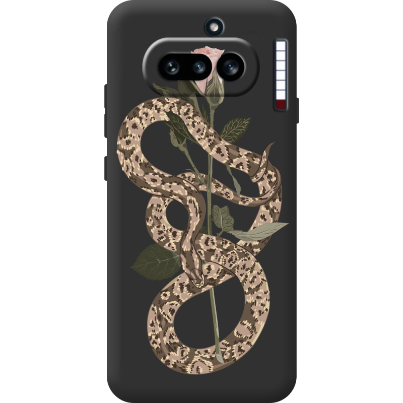 Прозорий чохол BoxFace Nothing Phone (4a) Glamor Snake